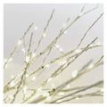 LED dekorácia - 2x brezová vetvička, 60 cm, 3x AA, IP44, teplá biela, časovač