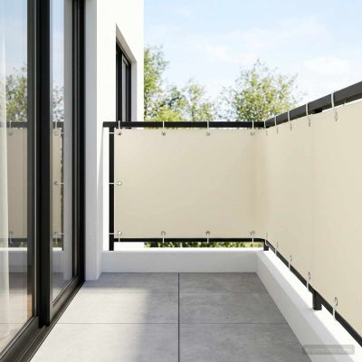 vidaXL Záclona na balkónové súkromie 1,2 x 15 m Textil s PU povlakom
