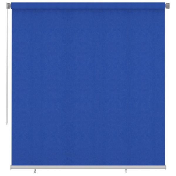 vidaXL Vonkajšia zatemňovacia roleta 220x230 cm modrá HDPE