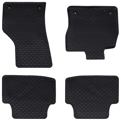vidaXL Autokoberec 4 pcs Čierna vhodné pre Škoda OCTAVIA III 2013-2019