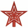vidaXL 64-dielna sada vianočných ozdôb červená/biela