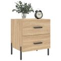 vidaXL Nočné stolíky 2 ks dub sonoma 40x35x47,5 cm kompozitné drevo