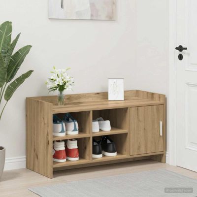 vidaXL Skriňa na topánky 100 x 39,5 x 51 cm Kompozitné drevo