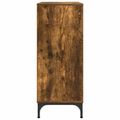 vidaXL Servírovacia skriňa Dymová dub 79,5 x 33 x 82 cm