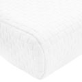 vidaXL Spací vankúš 80 x 40 x 12,5 cm Stredný Pamäťová pena Biela