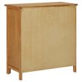 vidaXL Skrinka 70x35x75 cm dubový masív