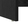 vidaXL Stôl Čierny dub 120,5 x 44 x 88,5 cm Kompozitné drevo