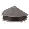 vidaXL Tipi stan 12-miestny Hnedá Šedá Polyester a oceľ