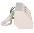 Povrchová zásuvka ORNO OR-GM-9001/WG, rohové púzdro, 3x zásuvka, farba biela-strieborná Povrchová zásuvka ORNO OR-GM-9001/W-G, rohové pouzdro, 3x zásuvka, farba biela-stříbrná
