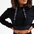 Dámska mikina Essential Cropped Hoodie Black - STRIX, veľkosť XS