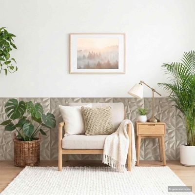 vidaXL Nástenné panely 24 ks 50 x 50 cm Amethyst Beton XPS Pena
