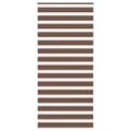 vidaXL Zebra roleta hnedá 105x230 cm šírka látky 100,9 cm polyester