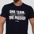Tričko One Team Navy - GymBeam, veľkosť L, veľkosť oblečenia L