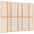 vidaXL Skladací paraván so 6 panelmi japonský štýl 240x170 cm