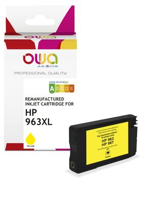 OWA ARMOR ink pre HP 3JA29AE,(963XL),žltá/yellow