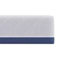 vidaXL Matrac Stredne tvrdý 70 x 200 cm Biela a modrá