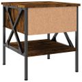 vidaXL Nočné stolíky 2 ks dymový dub 40x42x45 cm kompozitné drevo