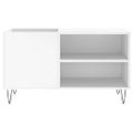 vidaXL Skrinka na platne biela 85x38x48 cm kompozitné drevo