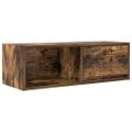 vidaXL TV skrinka dymový dub 80x31x25,5 cm spracované drevo
