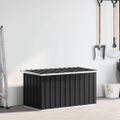 vidaXL Záhradný úložný box antracitový 129x67x65 cm
