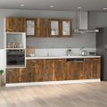 vidaXL Spodná skrinka “Lyon” dymový dub 60x46x81,5 cm spracované drevo