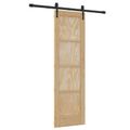 vidaXL Posuvné dvere ORKDAL 61 x 198,5 cm Borovicový masív Prírodná