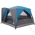 vidaXL Cabin Tent 7-Person 7-miestny Modrá 185T Polyester s PU náterom