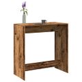 vidaXL Barový stôl staré drevo 102x50x103,5 cm kompozitné drevo