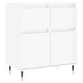 vidaXL Komoda vysoký lesk biela 60x35x70 cm spracované drevo
