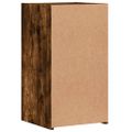 vidaXL Nočné stolíky 2 ks dymový dub 35x34x65 cm kompozitné drevo