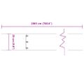 vidaXL Obrubník trávnika 20 ks 25 x 103 cm Nehrdzavejúca oceľ