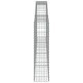vidaXL Oblúkové gabionové koše 25 ks 400x30x120/140 cm pozink. železo