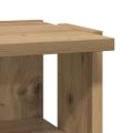 vidaXL Skrinky na topánky 2 ks dub artisan 28x27x102 cm kompoz. drevo
