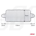 Clona univerzálna strieborná ZIMA / LETO - 150x70cm AMiO-01389
