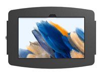 Skriňa - na tablet - uzamykateľná - vysoko kvalitný hliník - čierna - veľkosť obrazovky: 10.5" - montážne rozhranie: 100 x 100 mm - montáž na stenu - pre Samsung Galaxy Tab A8 (10.5 palca)