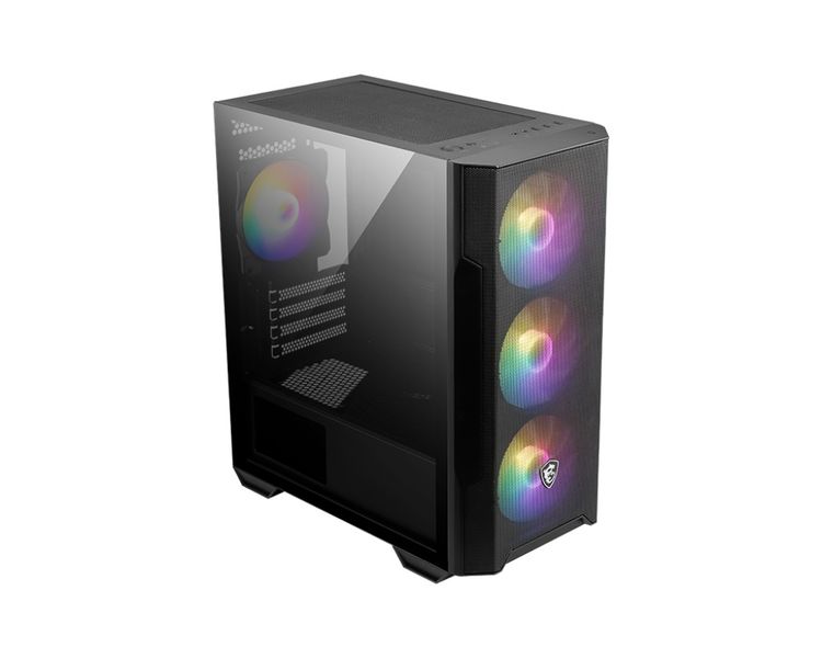 MSI MAG FORGE M100R/Micro ATX/Transpar./Čierna
