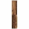 vidaXL Highboard Old Wood 37,5x35x180 cm Engineered Wood