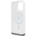 Puzdro Karl Lagerfeld pre iPhone 16 Pro 6,3" KLHMP16LHLSKIH biela Hard IML Metal Karl Head MagSafe
