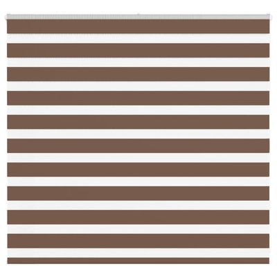 vidaXL Zebra roleta hnedá 160x100 cm šírka látky 155,9 cm polyester