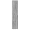 vidaXL Botník so 4 výklopnými zásuvkami sivý dub sonoma 60x42x204 cm