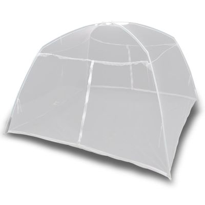 vidaXL Kempovací stan 200x150x145 cm sklolaminát biely