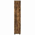 vidaXL Highboard FLORIN 60 x 35 x 182 cm Dymová dub Kompozitné drevo