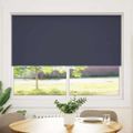 vidaXL Zatemňovacia roleta 144,4x175 cm, šírka látky 140 cm, námornícka modrá