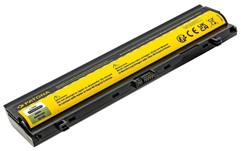 PATONA batéria pre ntb LENOVO Thinkpad L560 4400mAh Li-lon 10,8V Batéria, pre notebook, pre Lenovo ThinkPad L560, 4400mAh, 10,8V, Li-Ion, 00NY488, neoriginálna