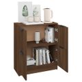 vidaXL Komoda hnedý dub 60x30x70 cm spracované drevo