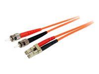 3m Multimode Fiber Patch Cable LC - ST - FIBLCST3