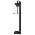 vidaXL Vonkajšie stojace lampy 3 ks čierne 60 cm nehrdzavejúca oceľ