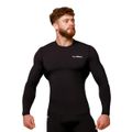 Kompresné tričko s dlhým rukávom Mid Black - GymBeam, veľkosť S