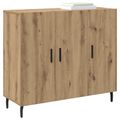 vidaXL Servírovacia skriňa Remeselný dub 90 x 34 x 80 cm