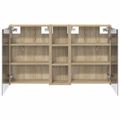 vidaXL Set kabinetov do kúpeľne 3 ks 106 x 16 x 62,5 cm
